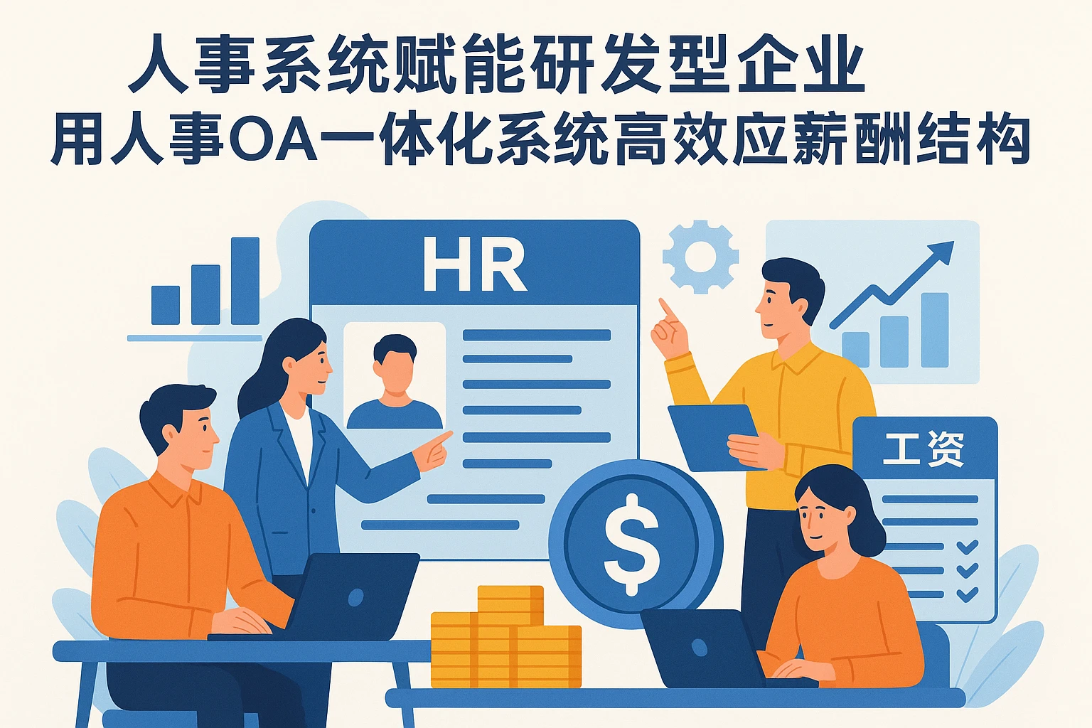 人事系统赋能研发型企业，用人事OA一体化系统高效应对薪酬结构变革