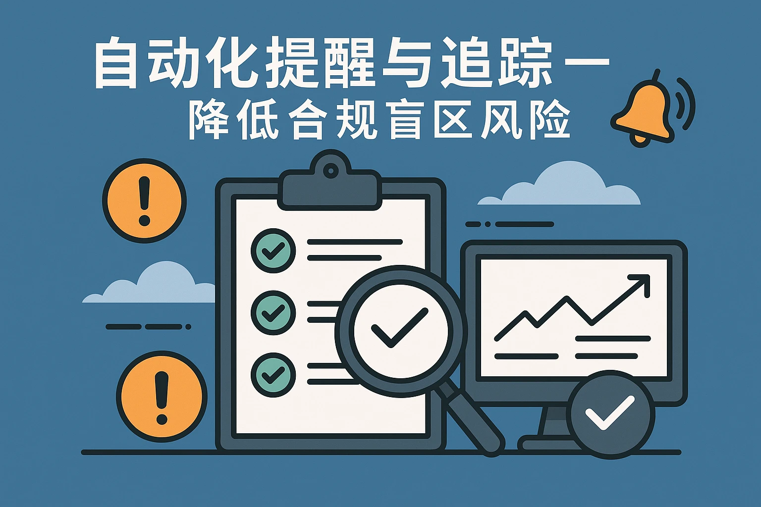 自动化提醒与追踪 — 降低合规盲区风险