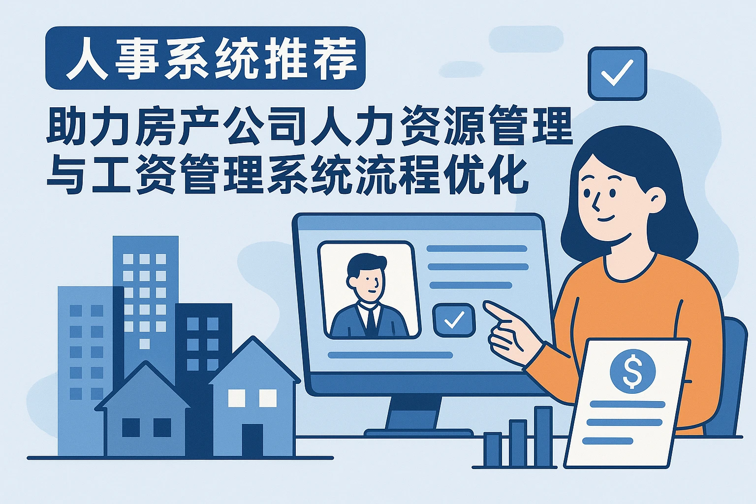 人事系统推荐：助力房产公司人力资源管理与工资管理系统流程优化