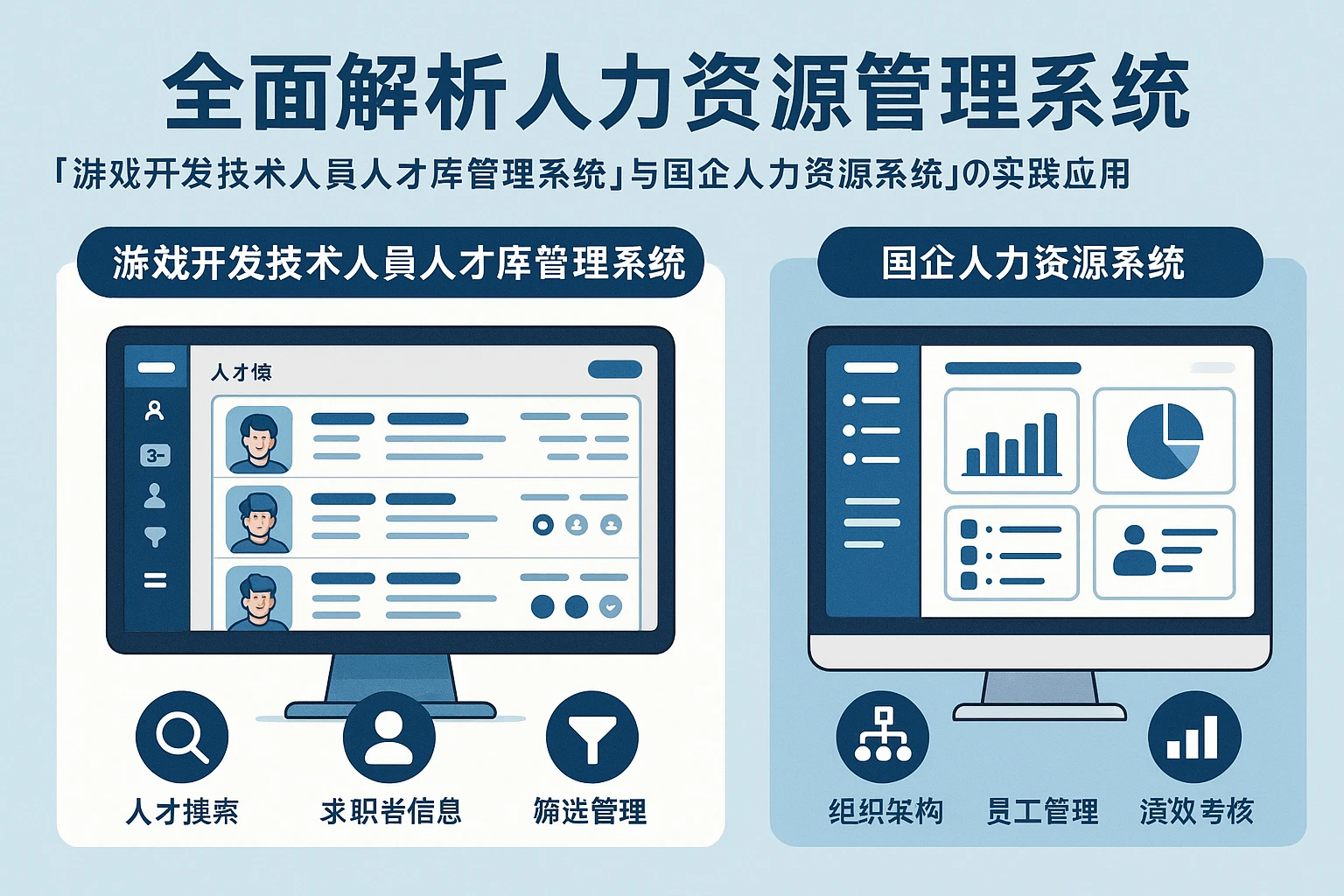 全面解析人力资源管理系统——游戏开发技术人员人才库管理系统与国企人力资源系统的实践应用
