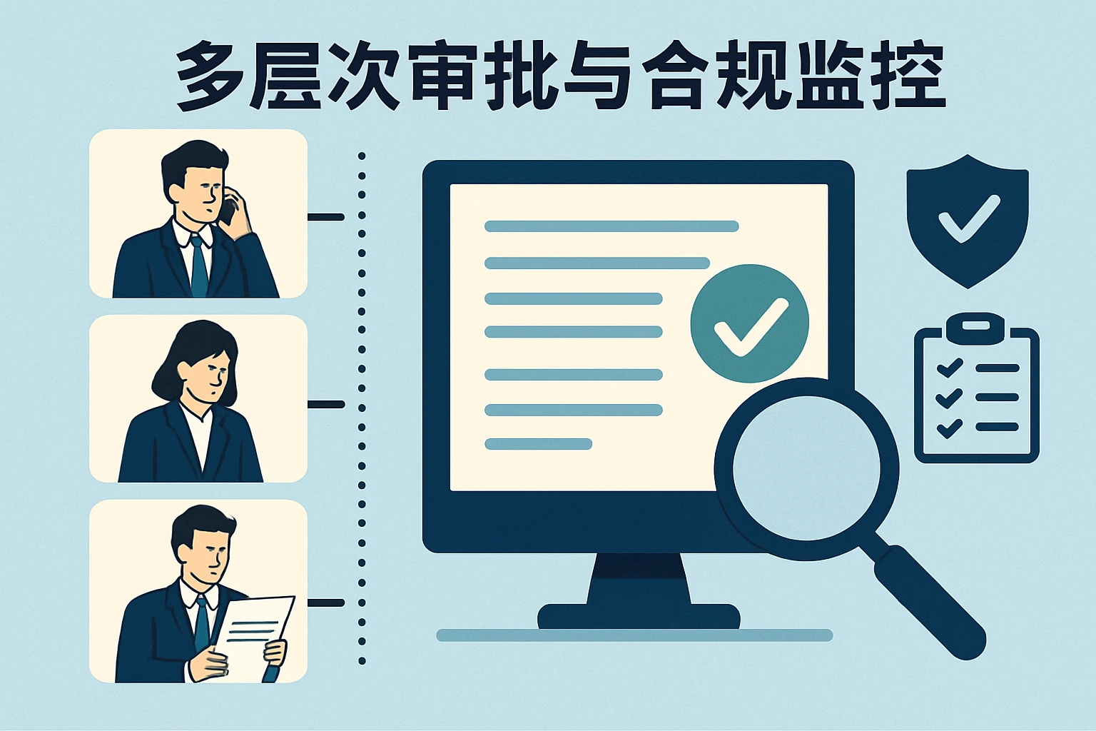 多层次审批与合规监控