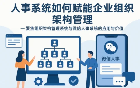 人事系统如何赋能企业组织架构管理——聚焦组织架构管理系统与微信人事系统的应用与价值