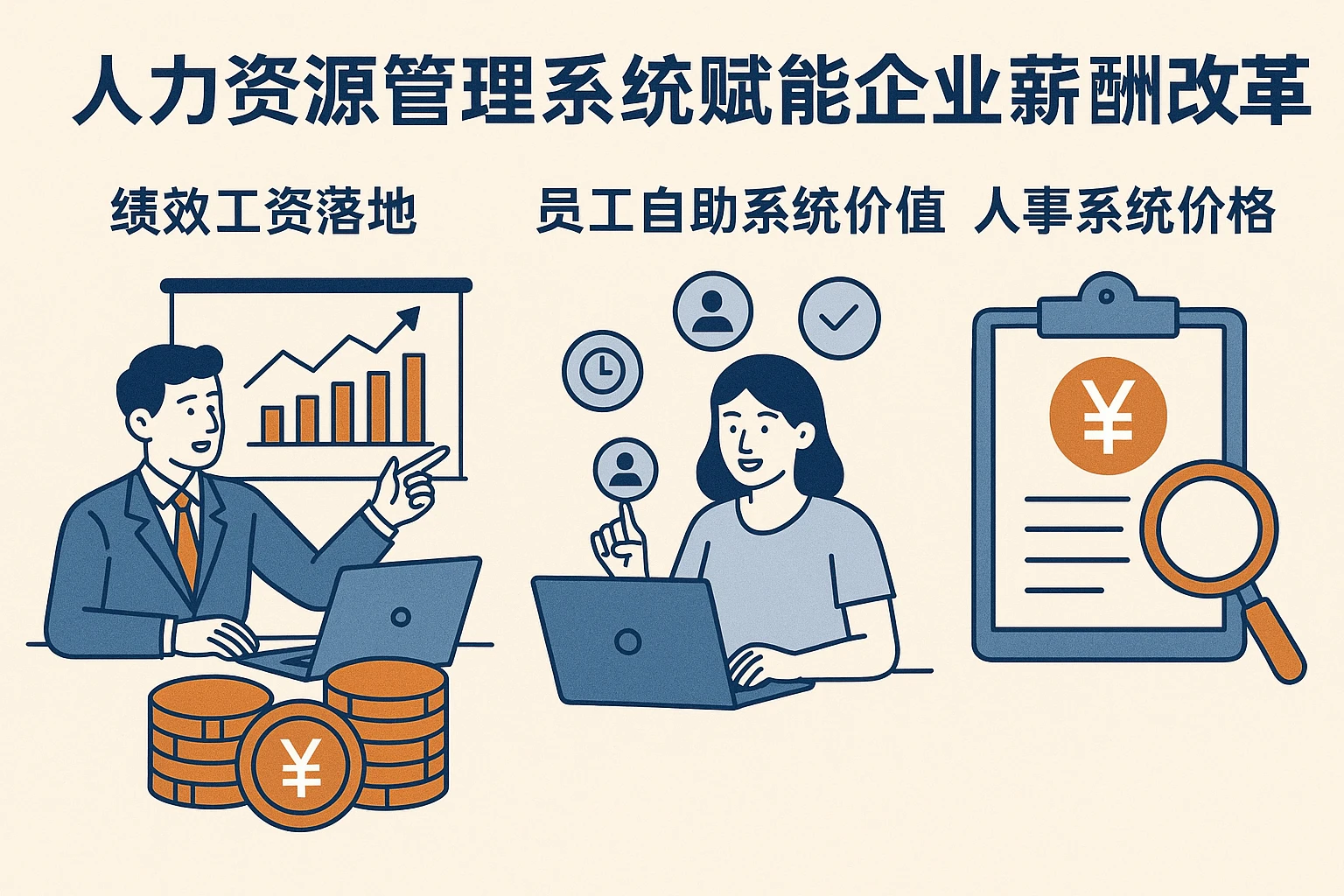 人力资源管理系统赋能企业薪酬改革——绩效工资落地、员工自助系统价值与人事系统价格解析