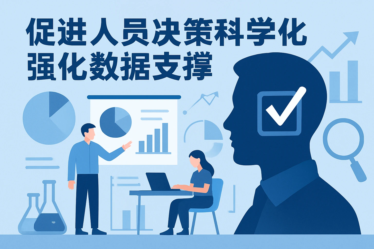 促进人员决策科学化，强化数据支撑