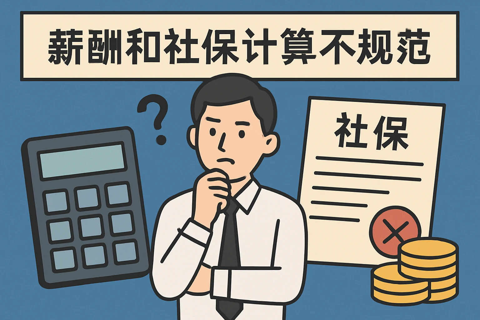 薪酬和社保计算不规范