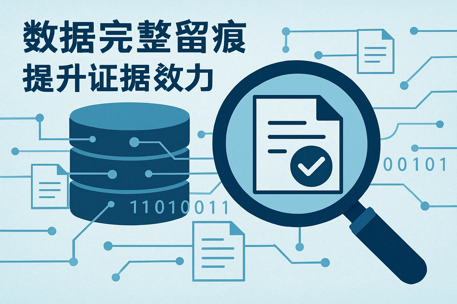 数据完整留痕，提升证据效力