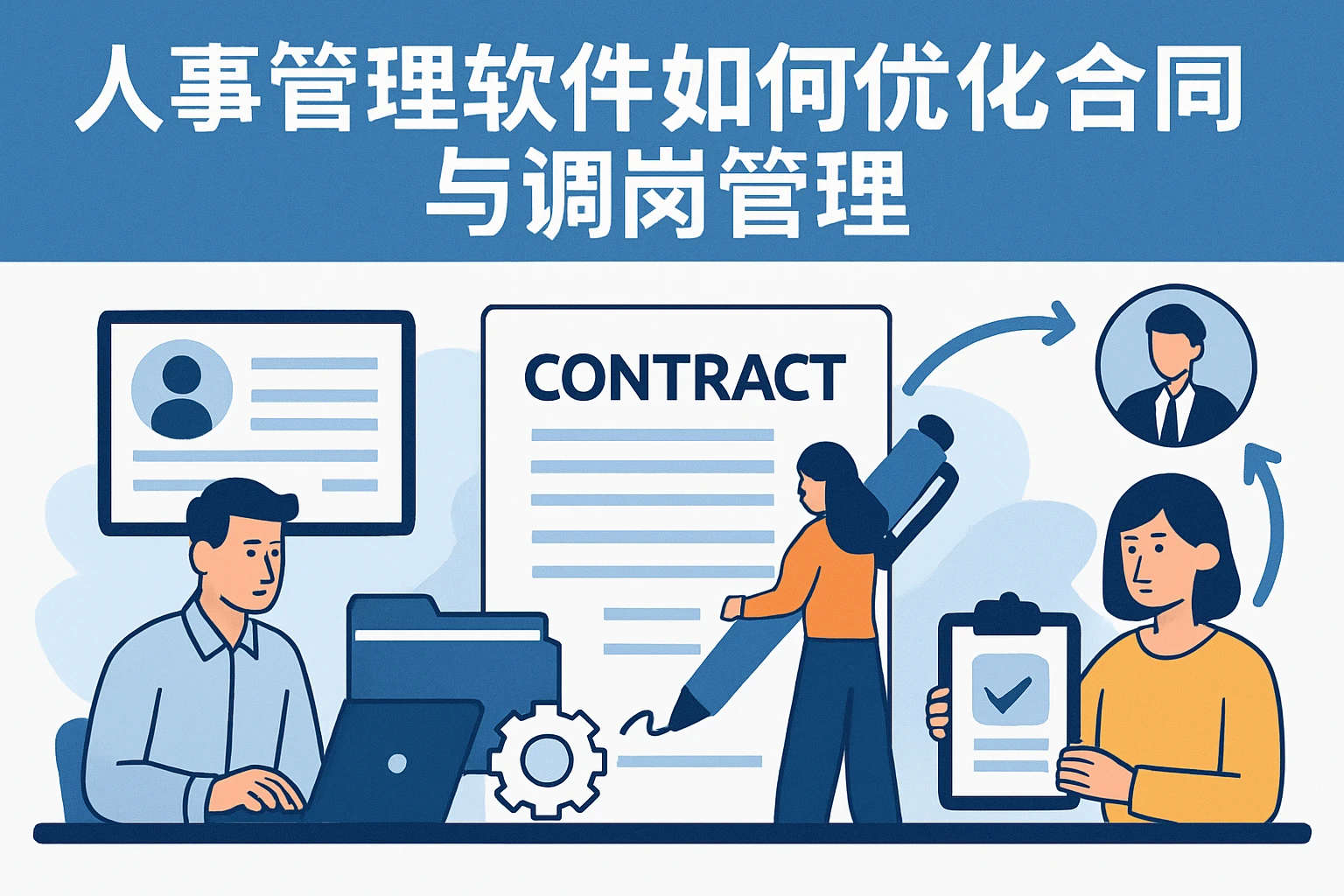 人事管理软件如何优化合同与调岗管理