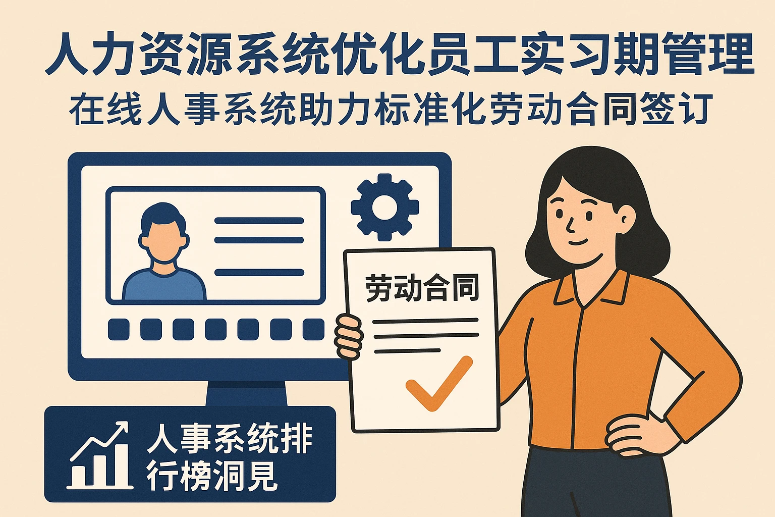 人力资源系统优化员工实习期管理——在线人事系统助力标准化劳动合同签订 | 人事系统排行榜洞见