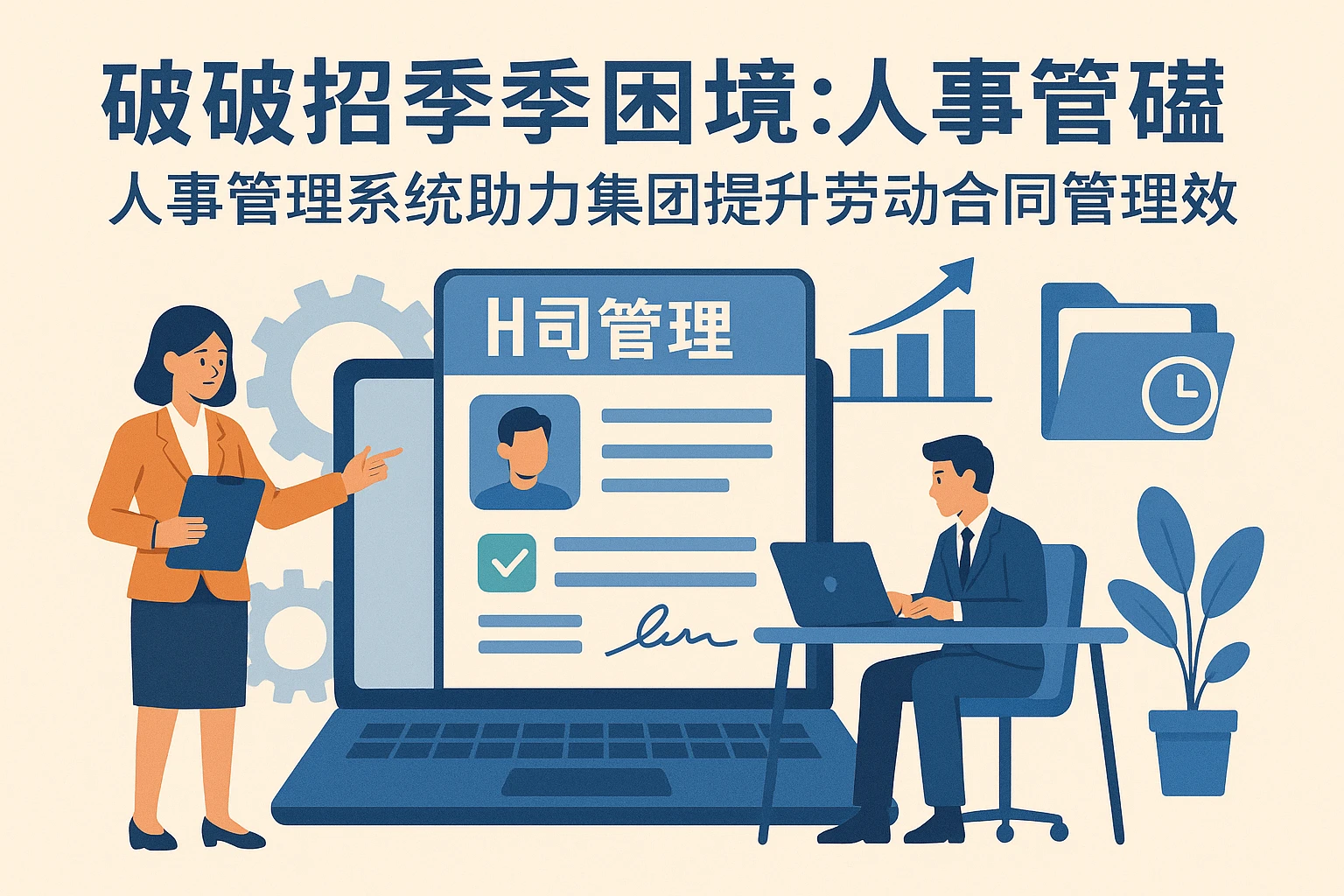破解招聘淡季困境：人事管理系统助力集团型企业提升劳动合同管理效能