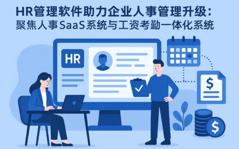 HR管理软件助力企业人事管理升级：聚焦人事SaaS系统与工资考勤一体化系统
