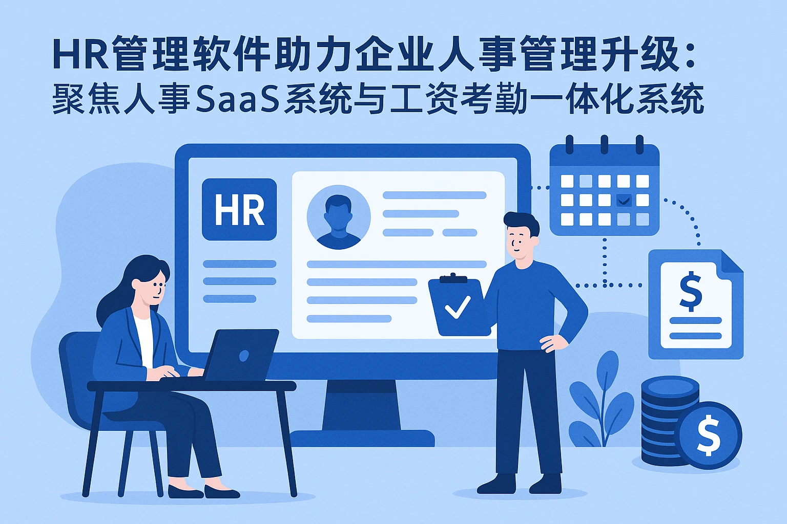 HR管理软件助力企业人事管理升级：聚焦人事SaaS系统与工资考勤一体化系统