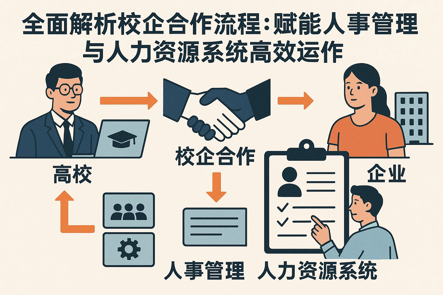 全面解析校企合作流程：赋能人事管理与人力资源系统高效运作