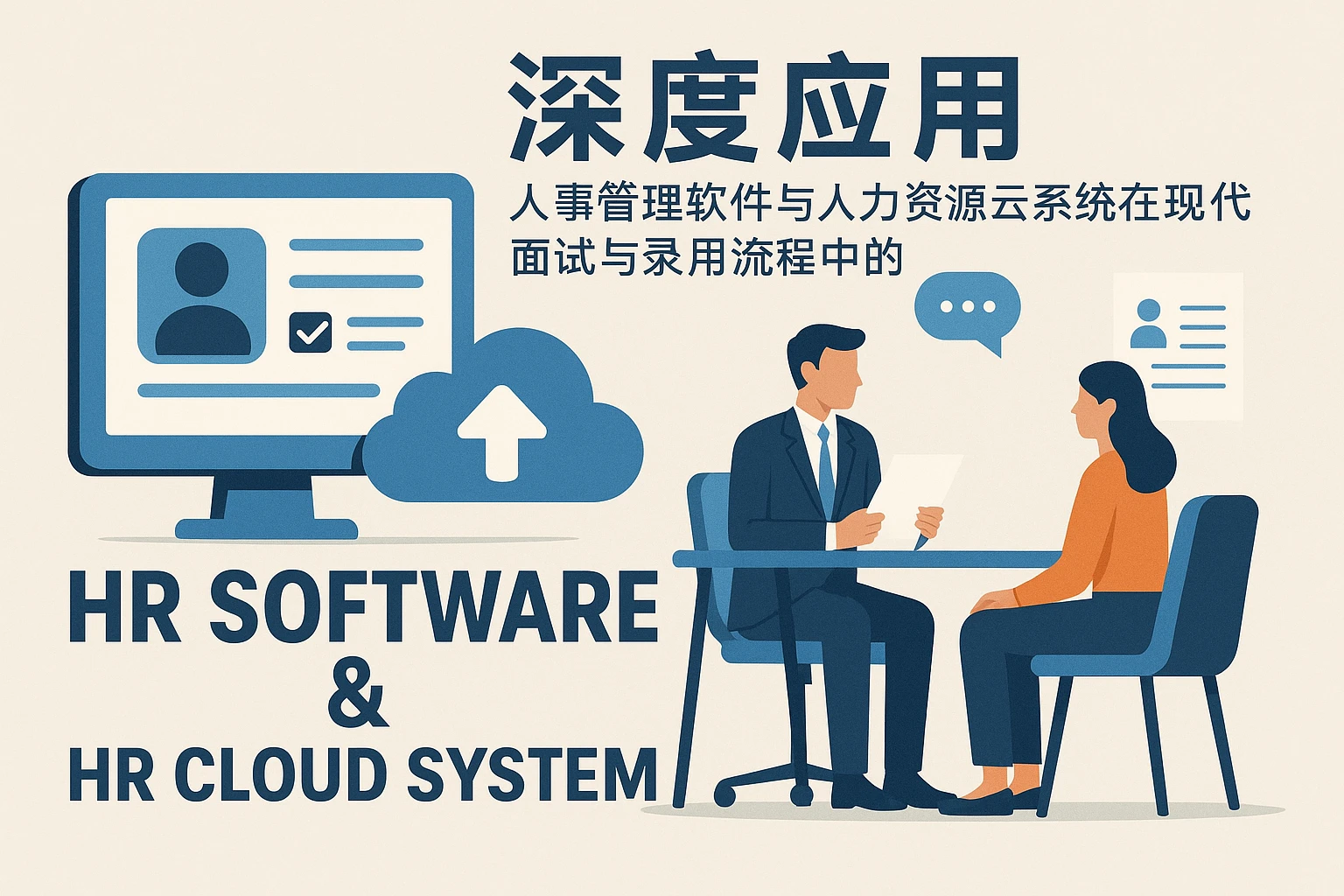 人事管理软件与人力资源云系统在现代面试与录用流程中的深度应用