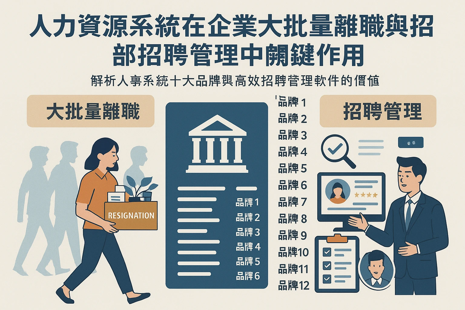 人力资源系统在企业大批量离职与招聘管理中的关键作用——解析人事系统十大品牌与高效招聘管理软件的价值