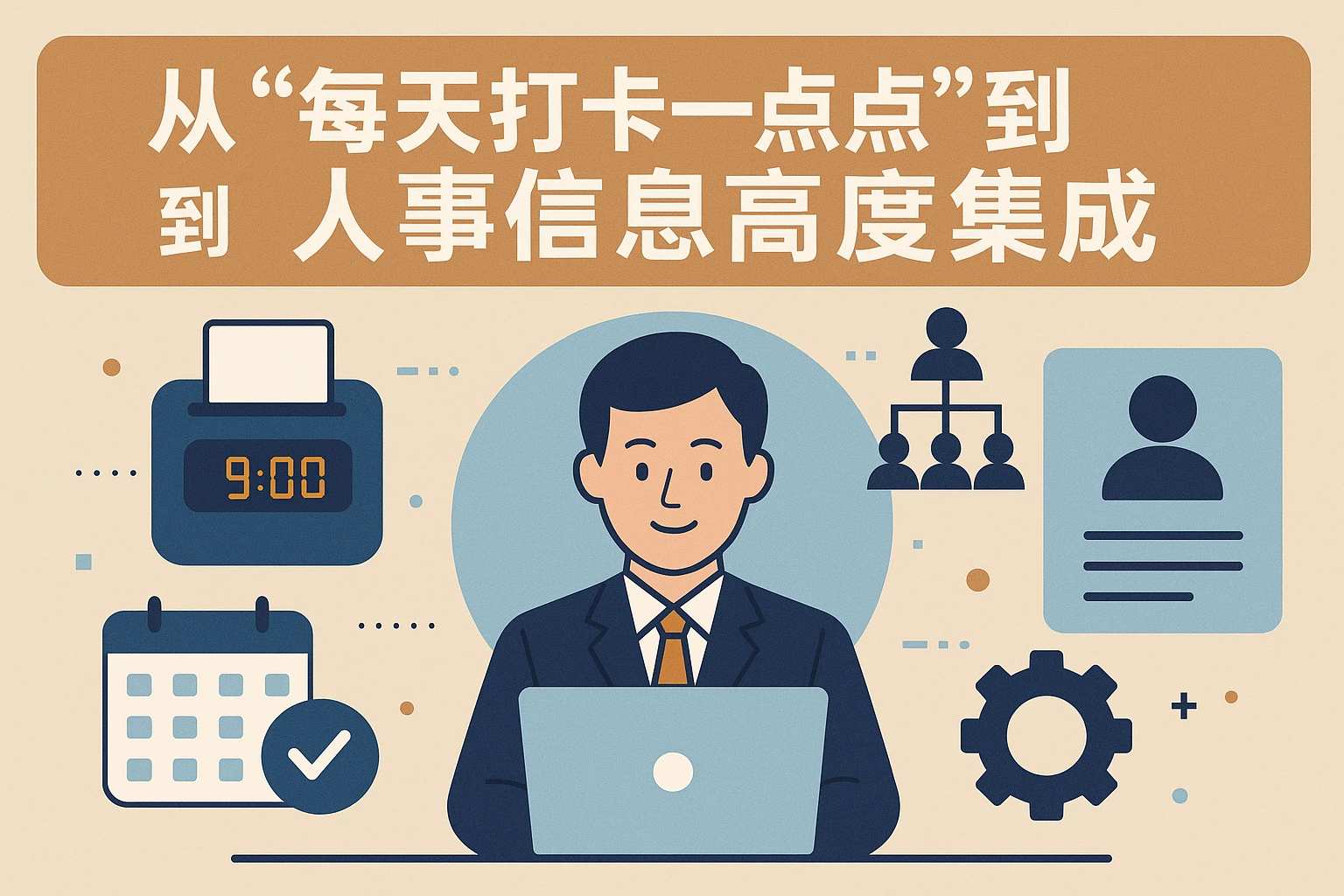 从“每天打卡一点点”到人事信息高度集成