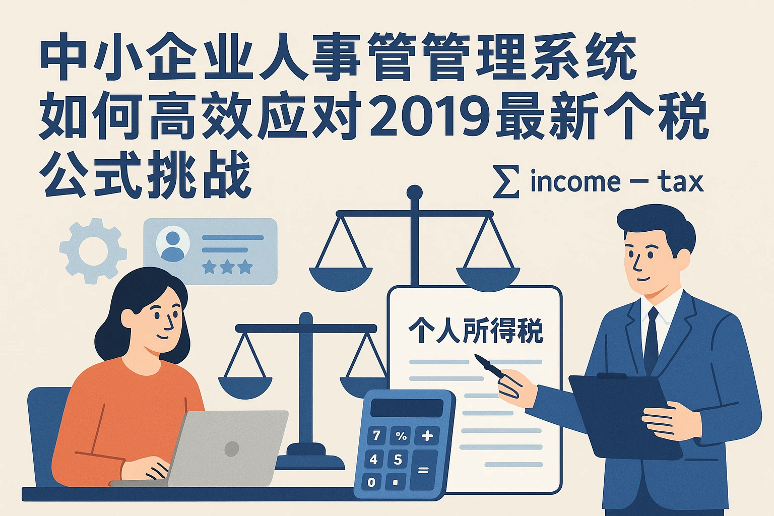 中小企业人事管理系统如何高效应对2019最新个税公式挑战