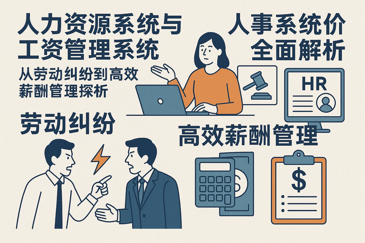 人力资源系统与工资管理系统：从劳动纠纷到高效薪酬管理探析及人事系统价格全面解析