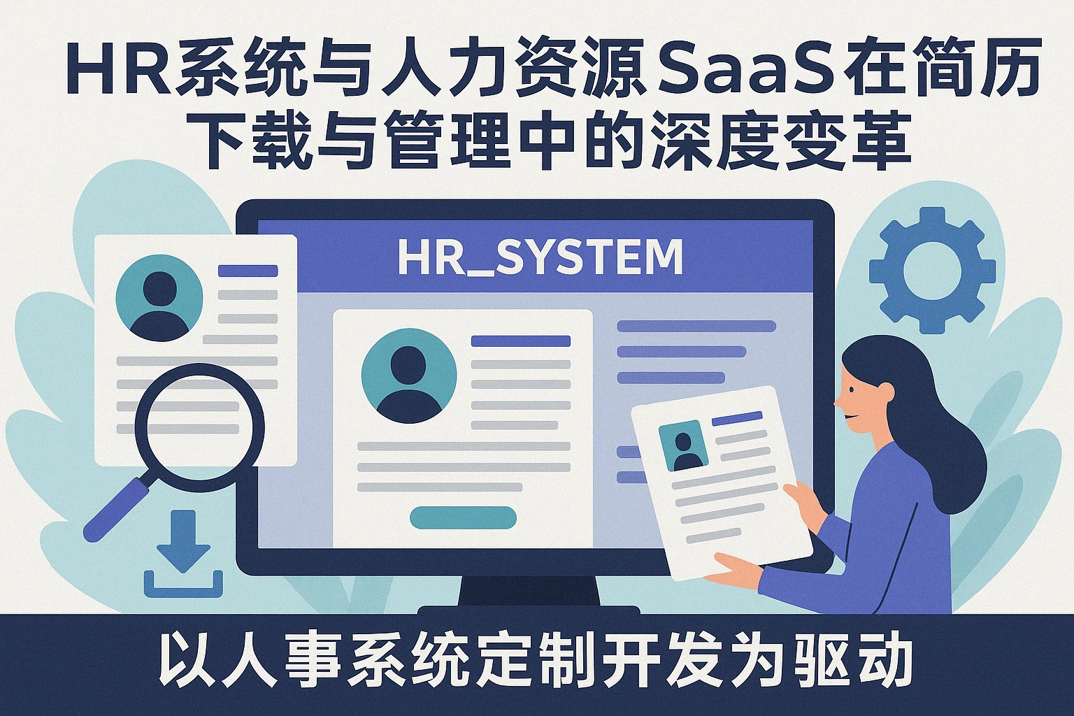 HR系统与人力资源SaaS在简历下载与管理中的深度变革——以人事系统定制开发为驱动