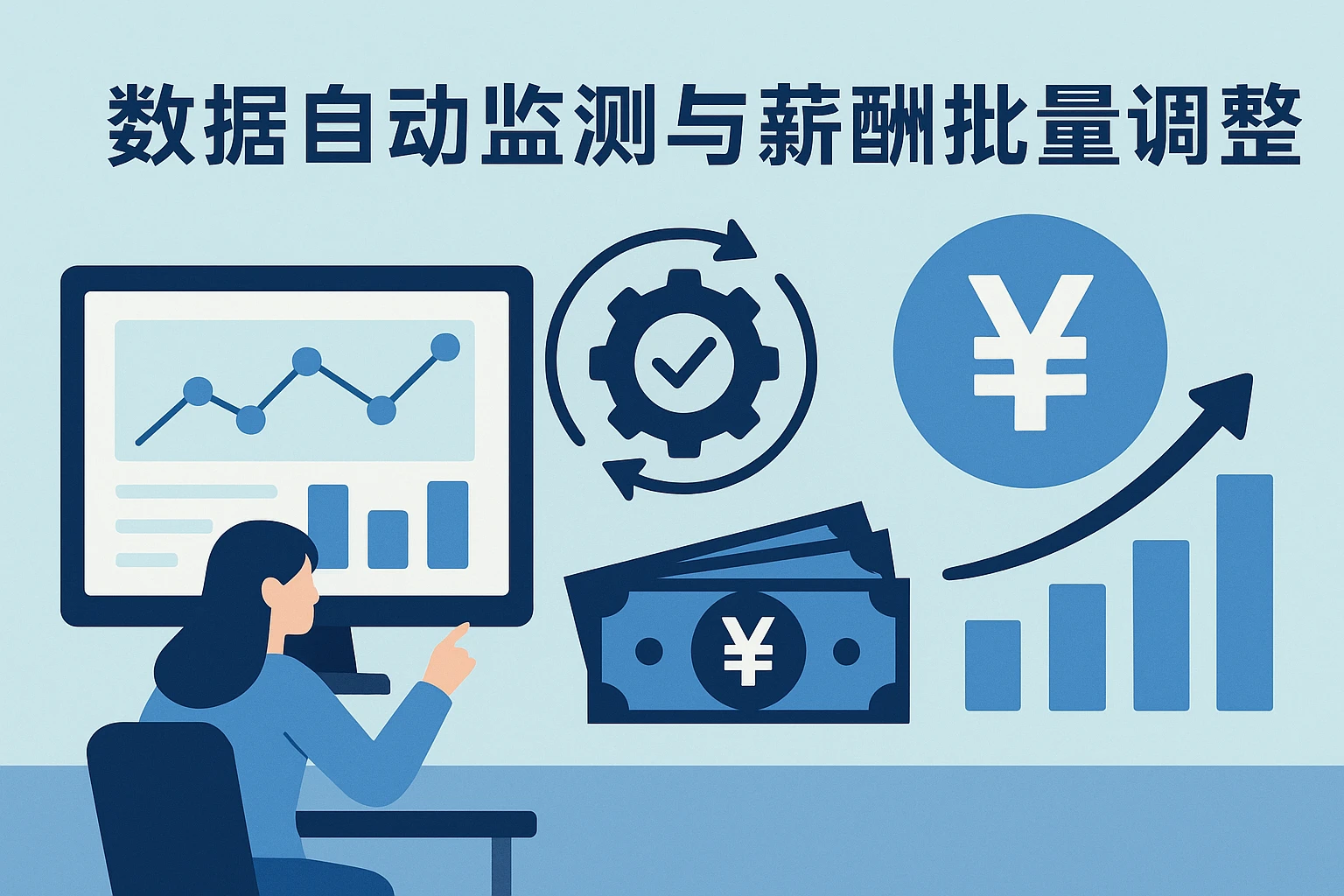 数据自动监测与薪酬批量调整