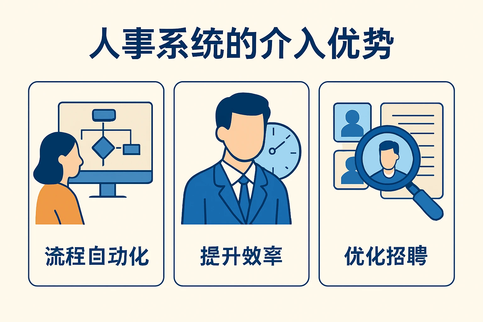 人事系统的介入优势