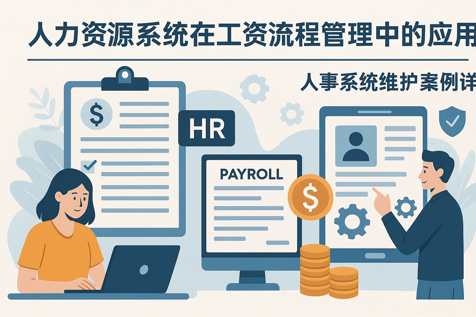 人力资源系统在工资流程管理中的应用与人事系统维护案例详解