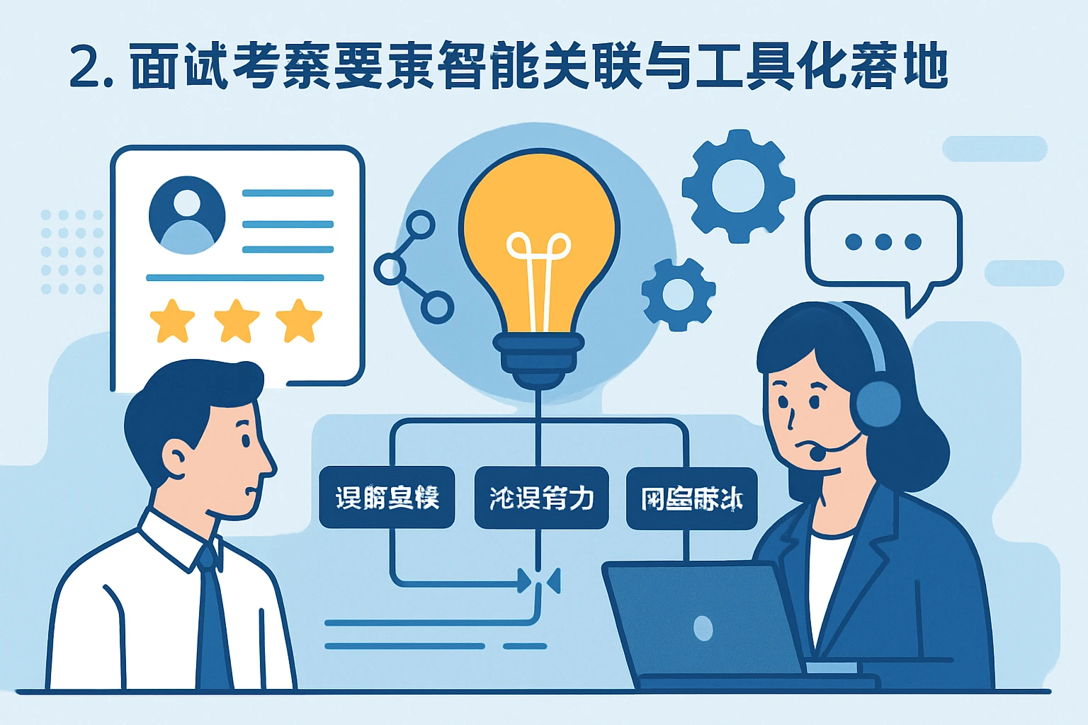 2. 面试考察要素智能关联与工具化落地