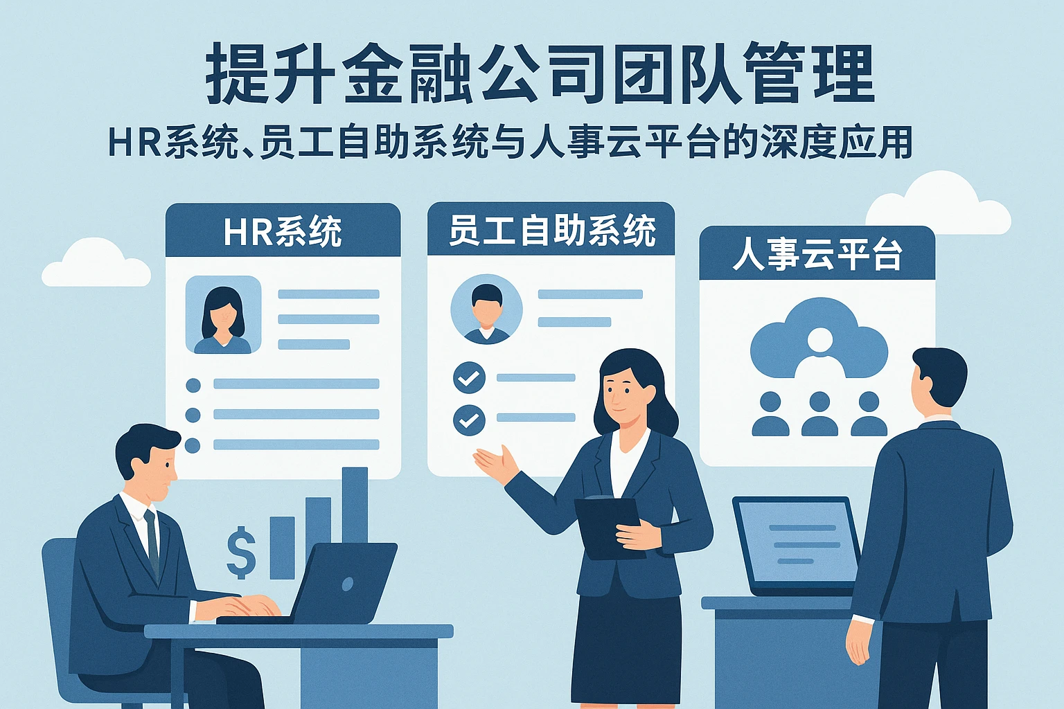 提升金融公司团队管理——HR系统、员工自助系统与人事云平台的深度应用