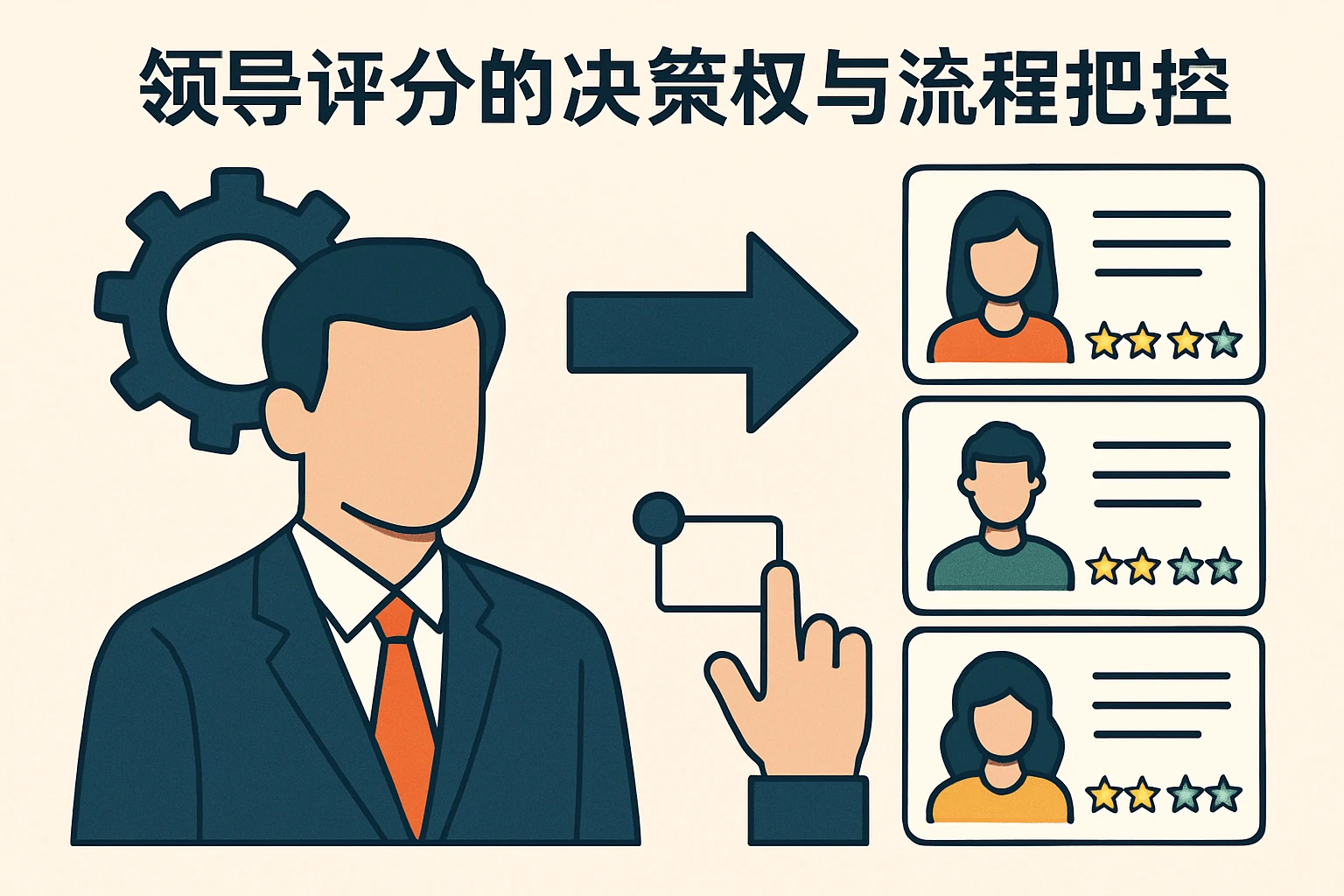 领导评分的决策权与流程把控