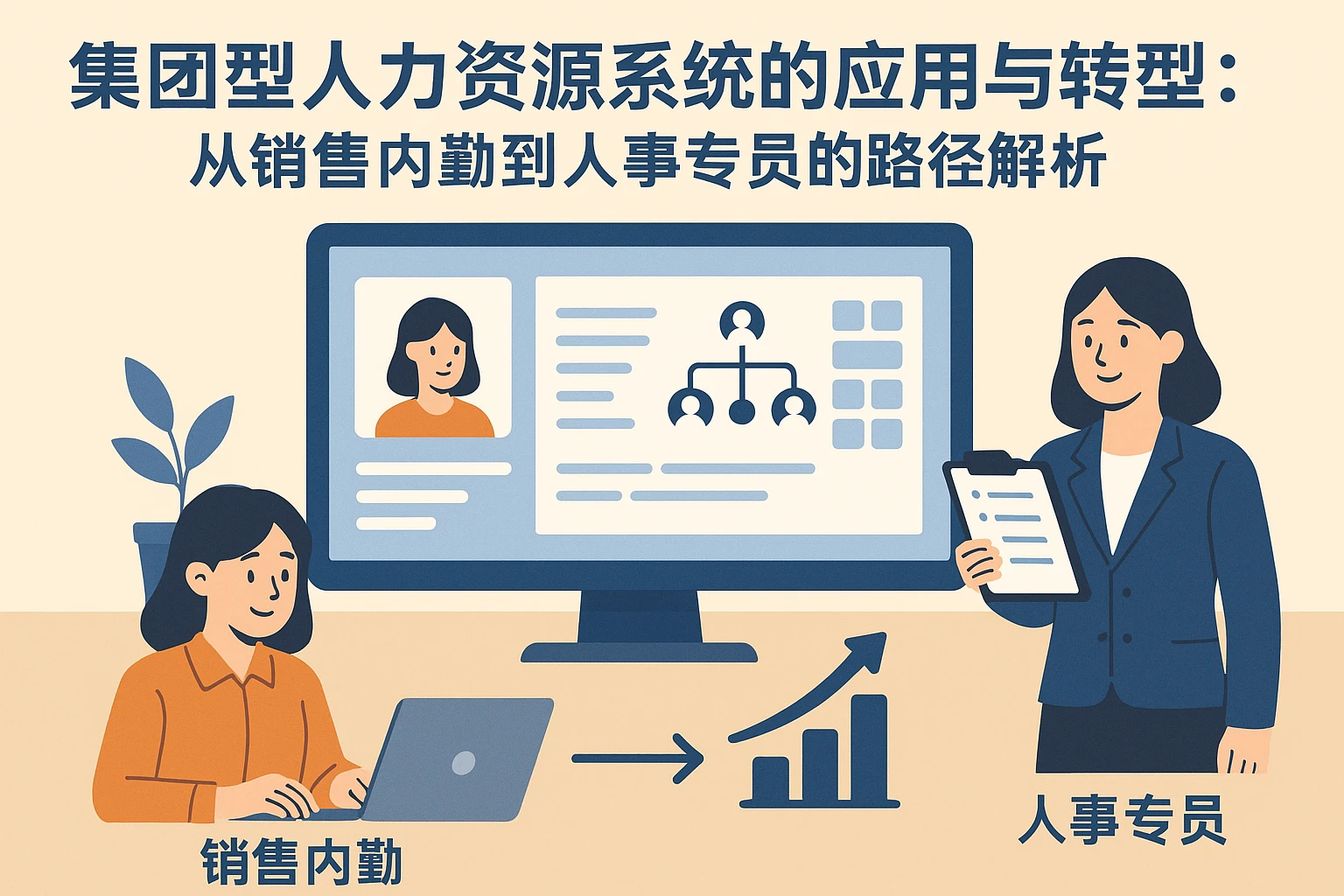 集团型人力资源系统的应用与转型：从销售内勤到人事专员的路径解析