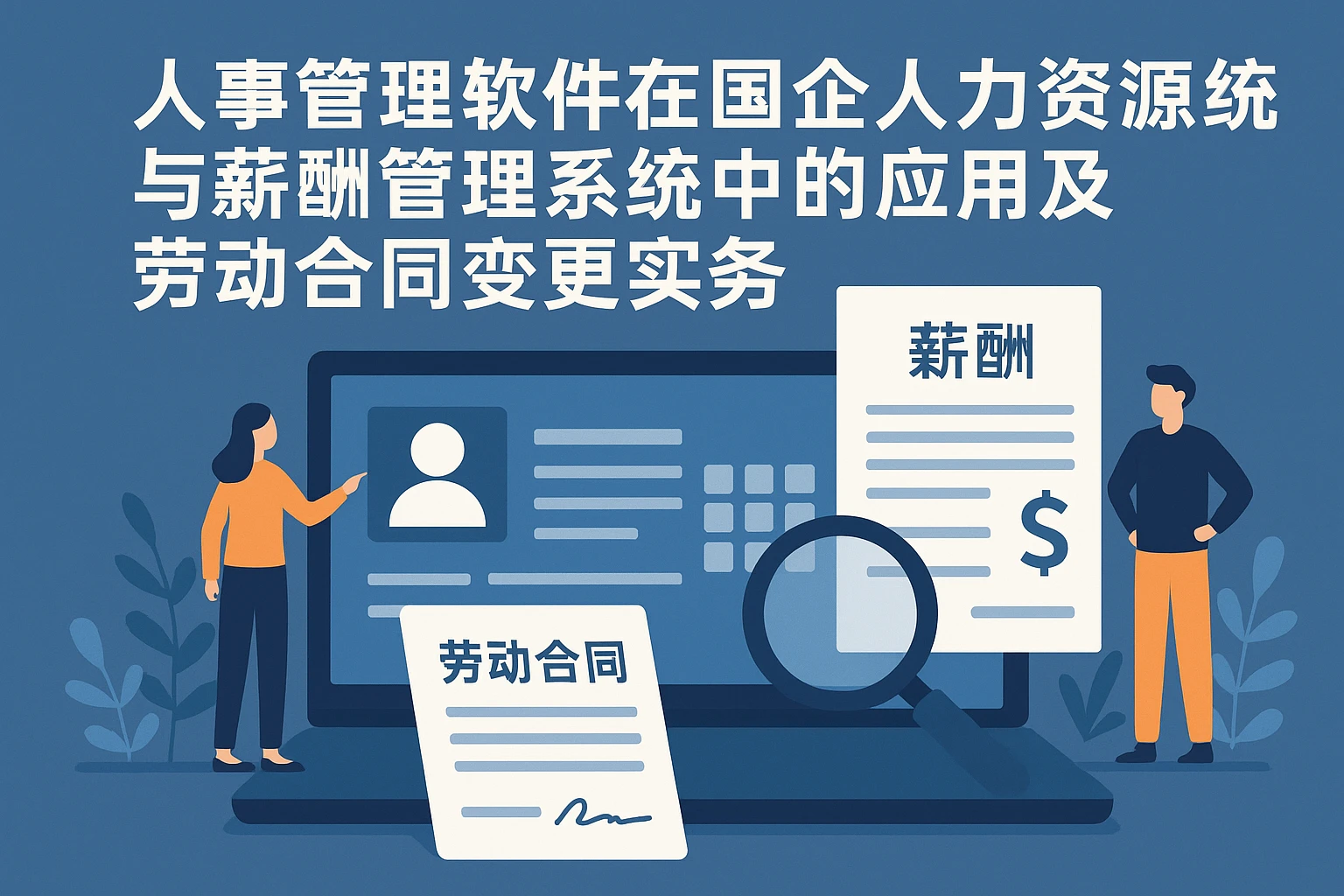 人事管理软件在国企人力资源系统与薪酬管理系统中的应用及劳动合同变更实务