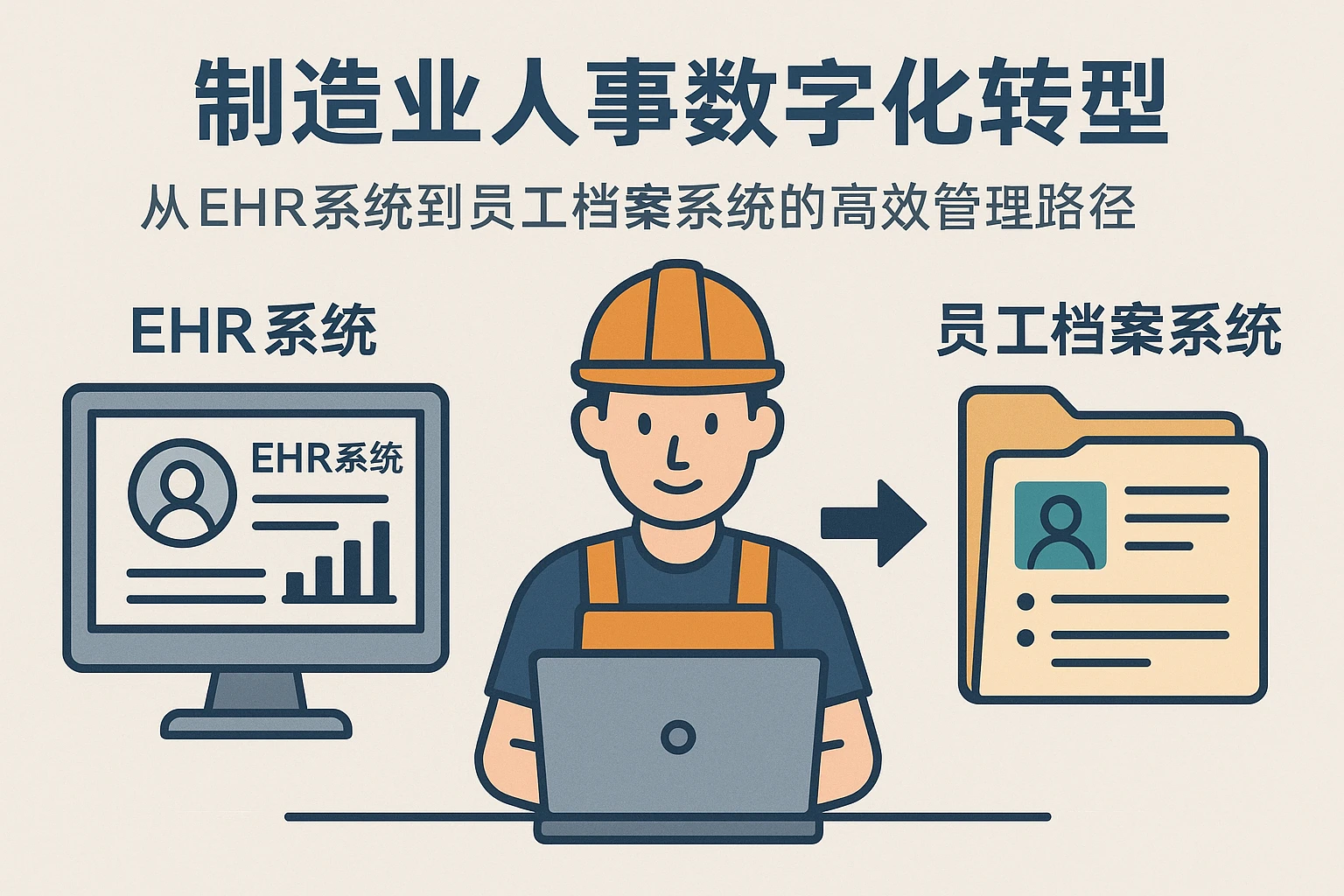 制造业人事数字化转型：从EHR系统到员工档案系统的高效管理路径