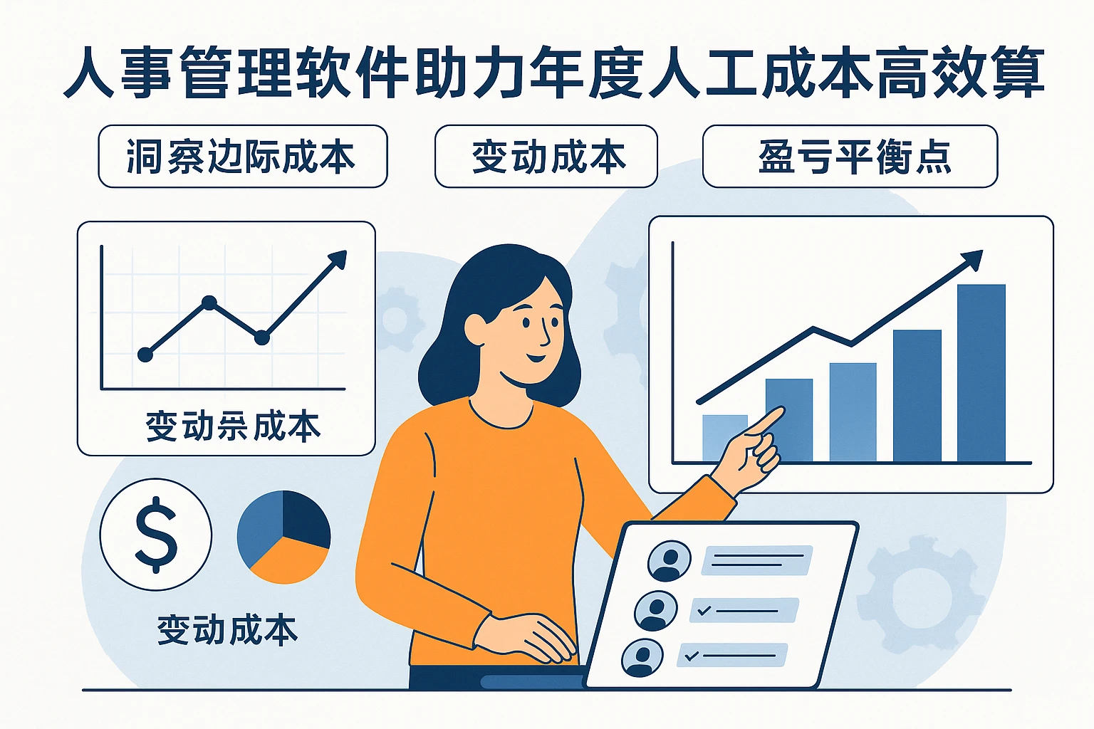 人事管理软件助力年度人工成本高效测算：洞察边际成本、变动成本与盈亏平衡点