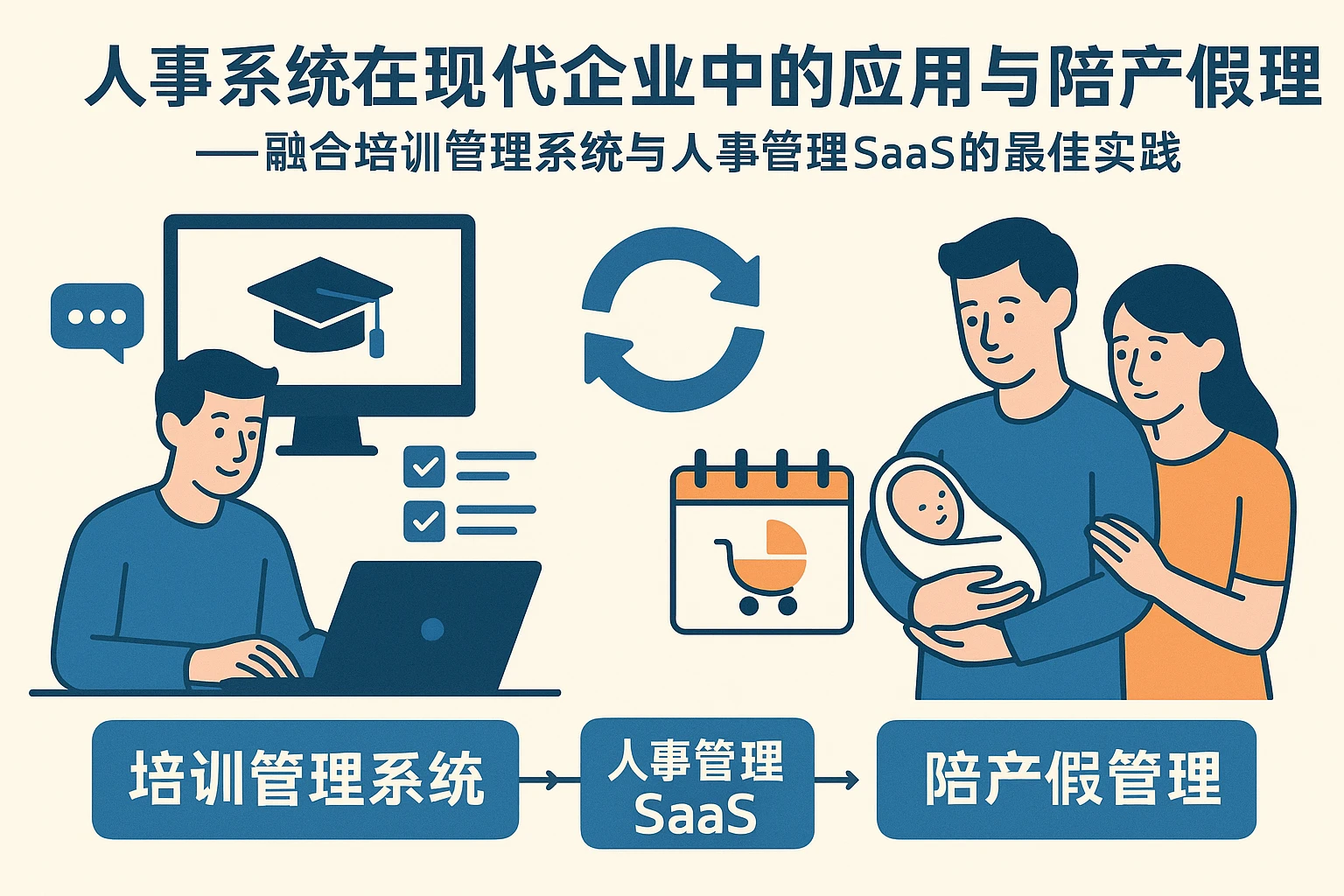 人事系统在现代企业中的应用与陪产假管理——融合培训管理系统与人事管理SaaS的最佳实践