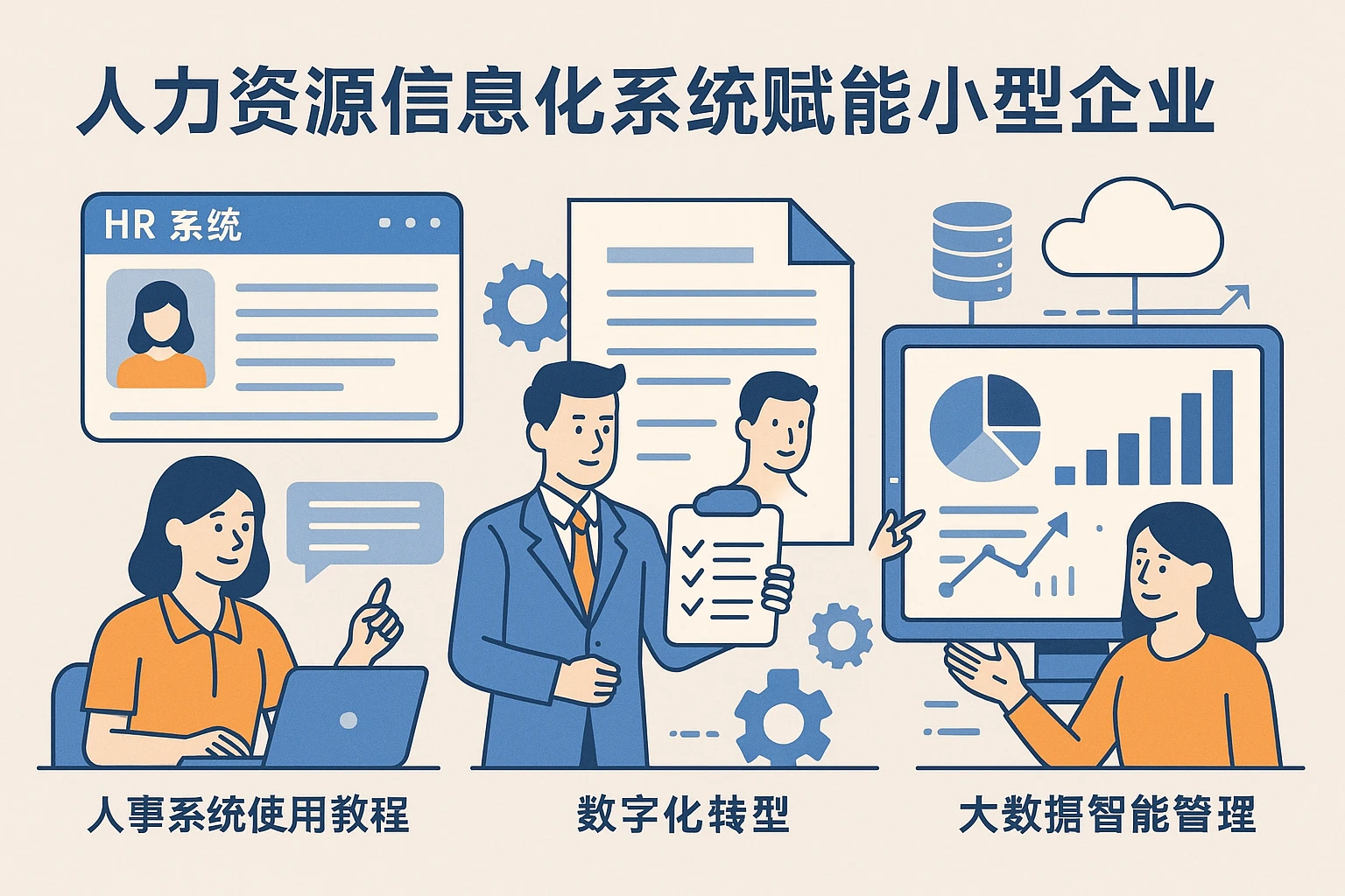 人力资源信息化系统赋能小型企业：从人事系统使用教程到大数据智能管理