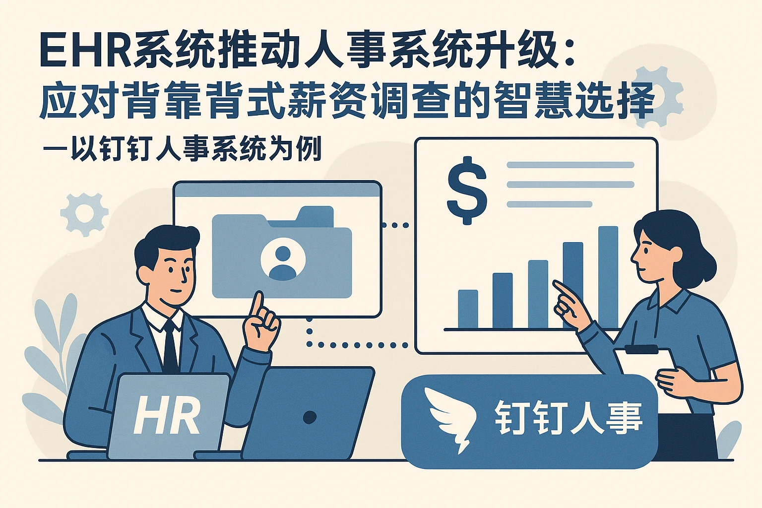 EHR系统推动人事系统升级：应对背靠背式薪资调查的智慧选择——以钉钉人事系统为例