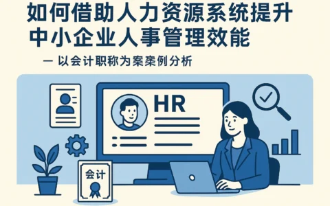 如何借助人力资源系统提升中小企业人事管理效能——以会计职称为案例分析