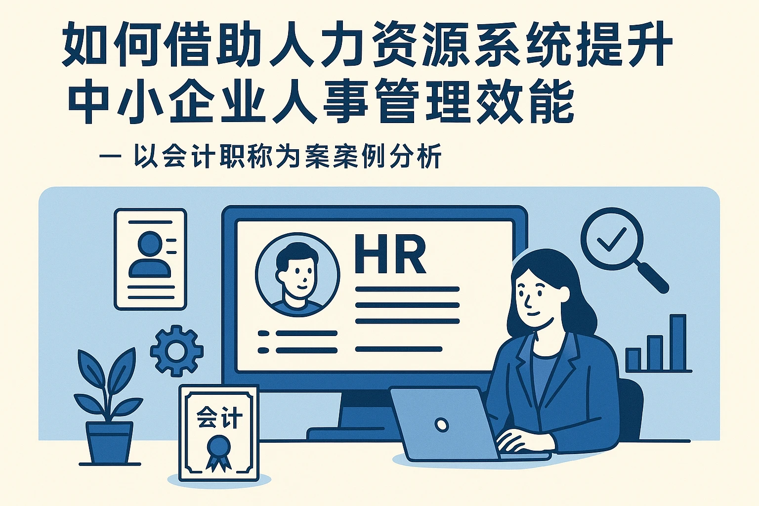 如何借助人力资源系统提升中小企业人事管理效能——以会计职称为案例分析