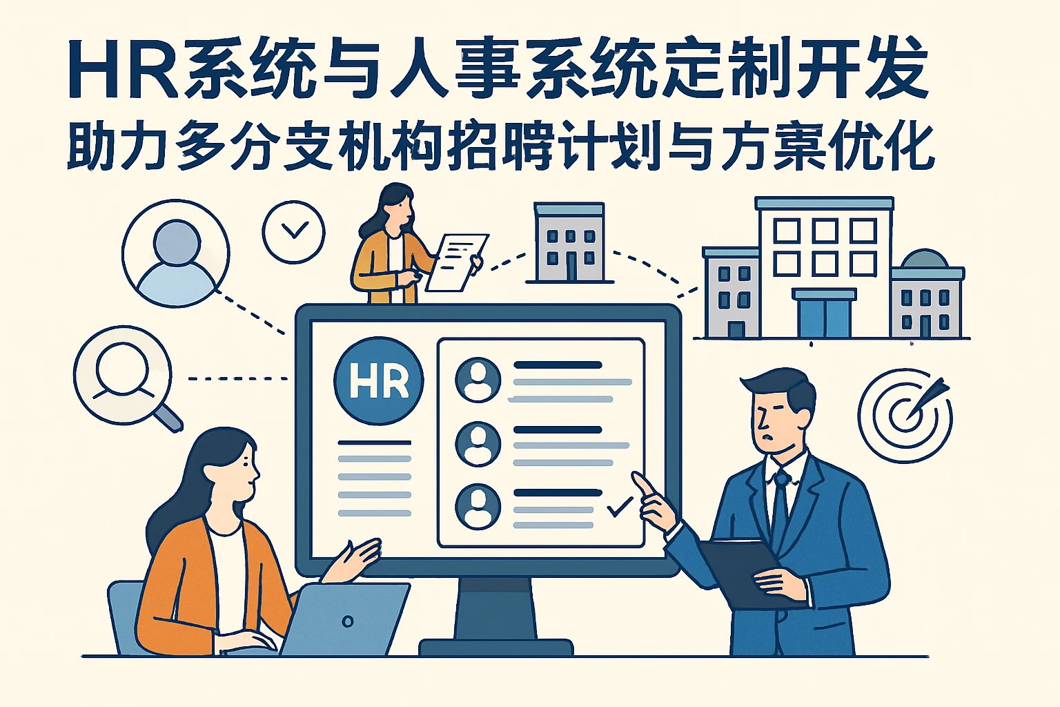 HR系统与人事系统定制开发助力多分支机构招聘计划与方案优化
