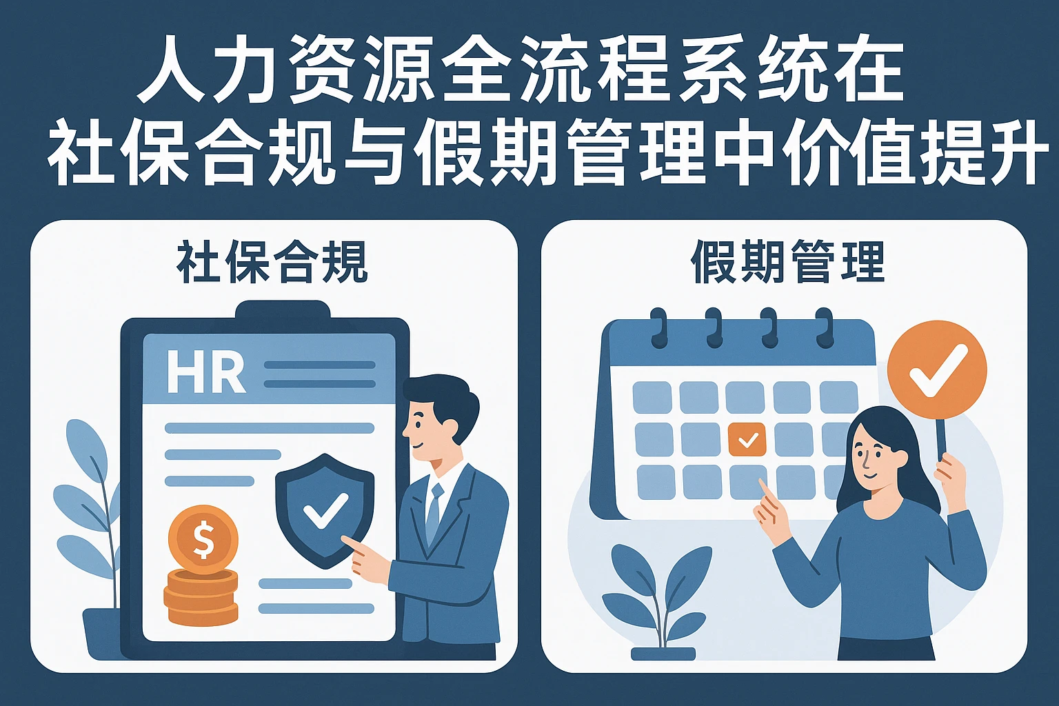 人力资源全流程系统在社保合规与假期管理中的价值提升