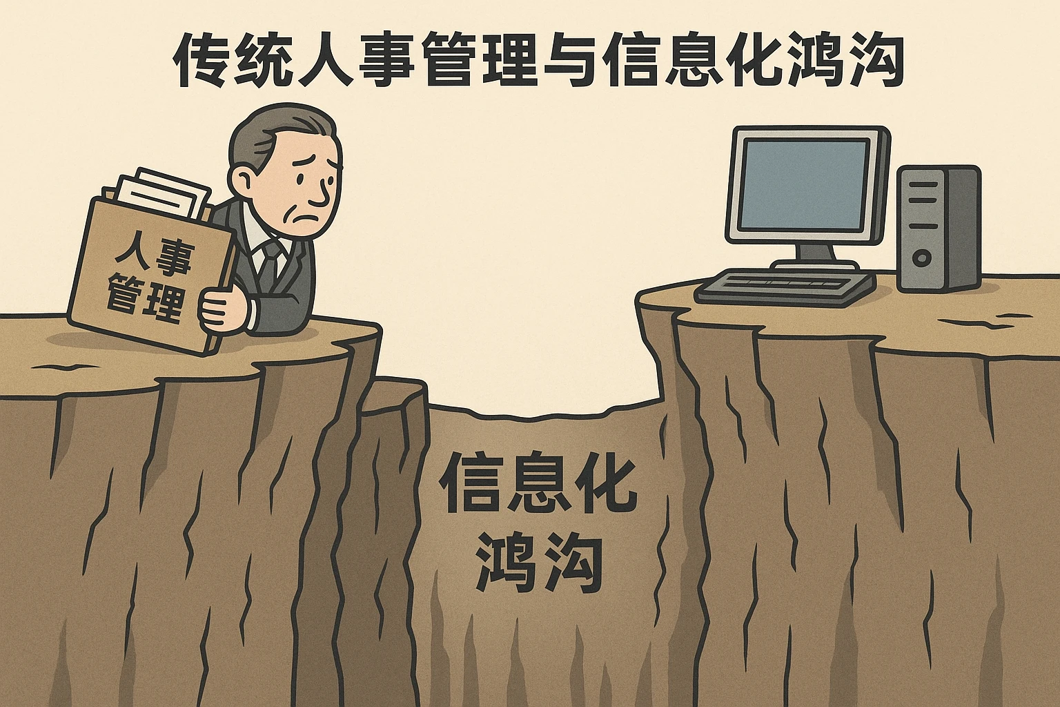传统人事管理与信息化鸿沟
