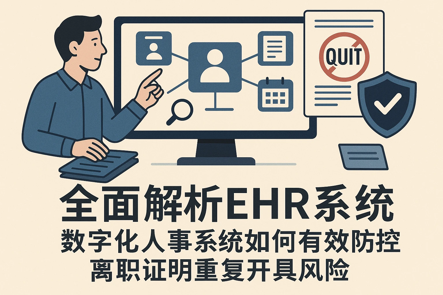 全面解析ehr系统：数字化人事系统如何有效防控离职证明重复开具风险