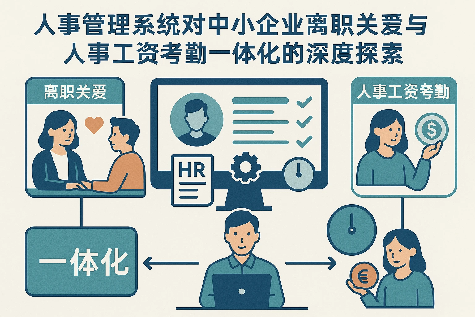 人事管理系统对中小企业离职关爱与人事工资考勤一体化的深度探索