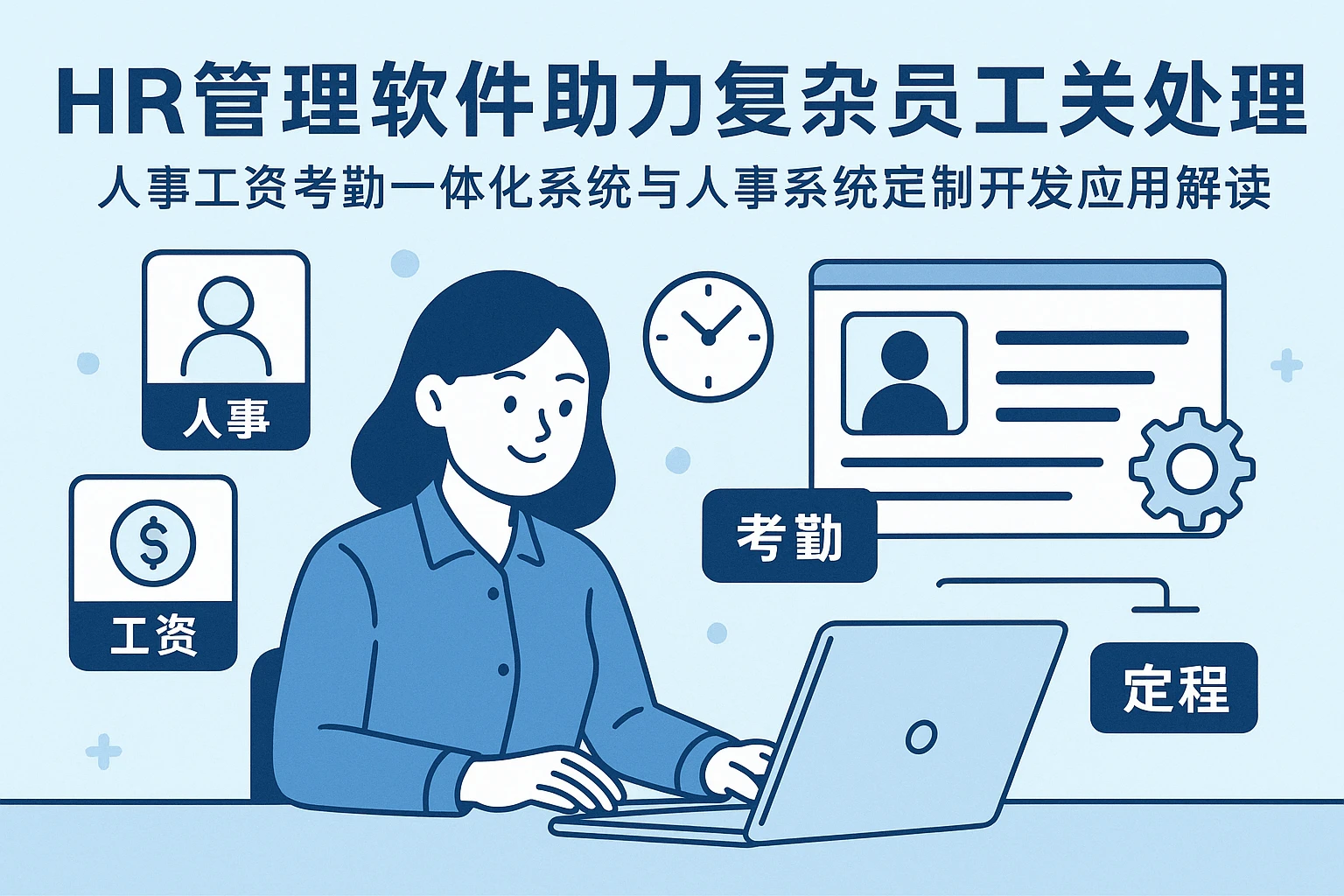 HR管理软件助力复杂员工关系处理——人事工资考勤一体化系统与人事系统定制开发应用解读