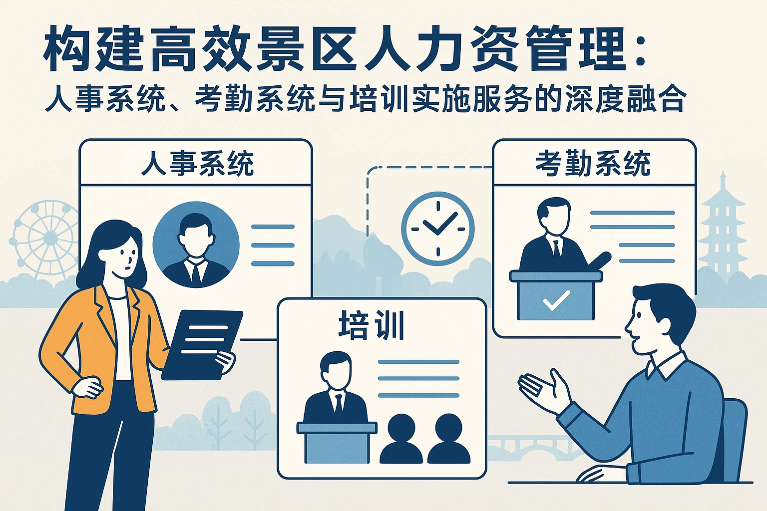 构建高效景区人力资源管理：人事系统、考勤系统与培训实施服务的深度融合