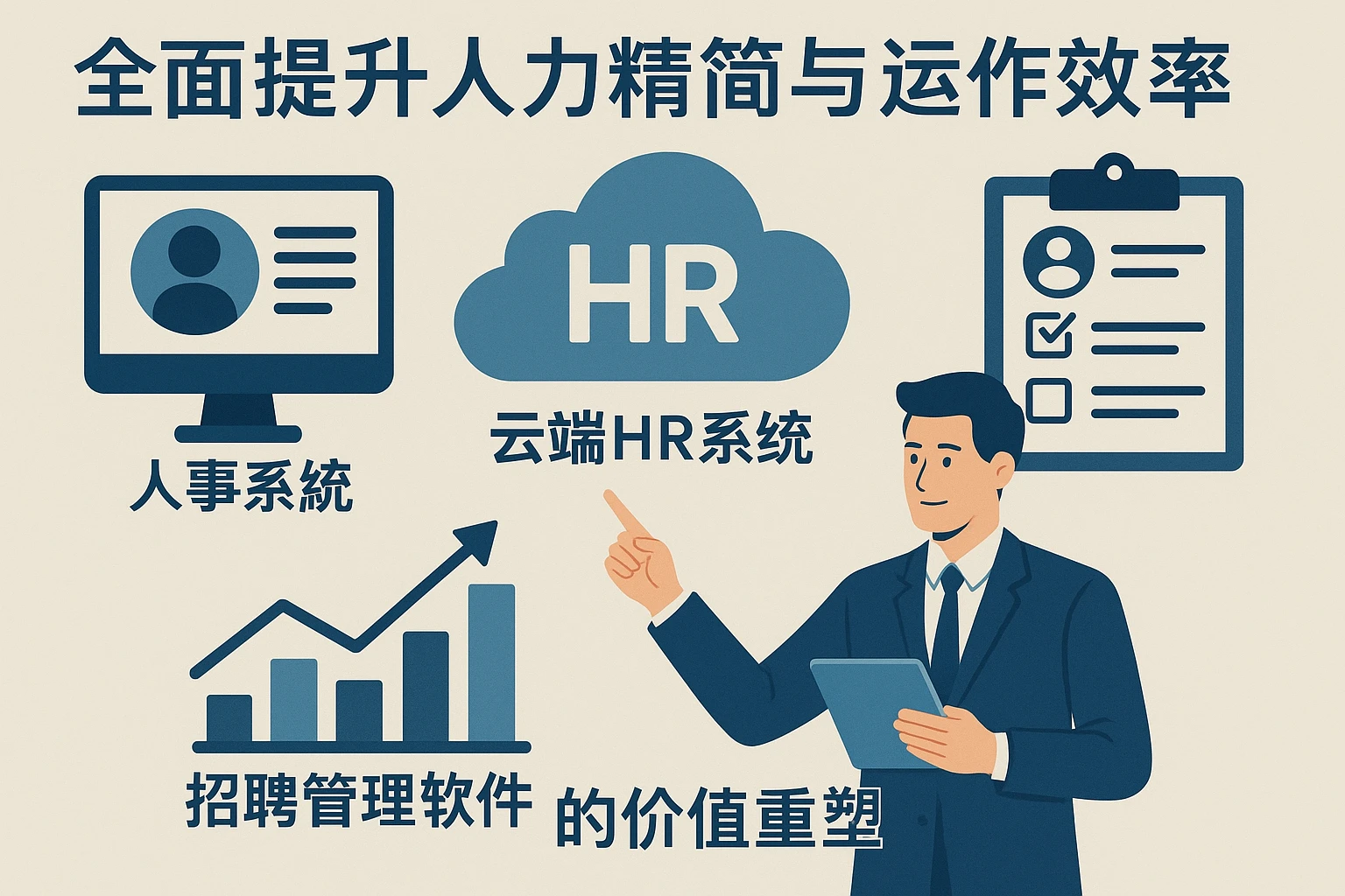 全面提升人力精简与运作效率：人事系统、云端HR系统与招聘管理软件的价值重塑