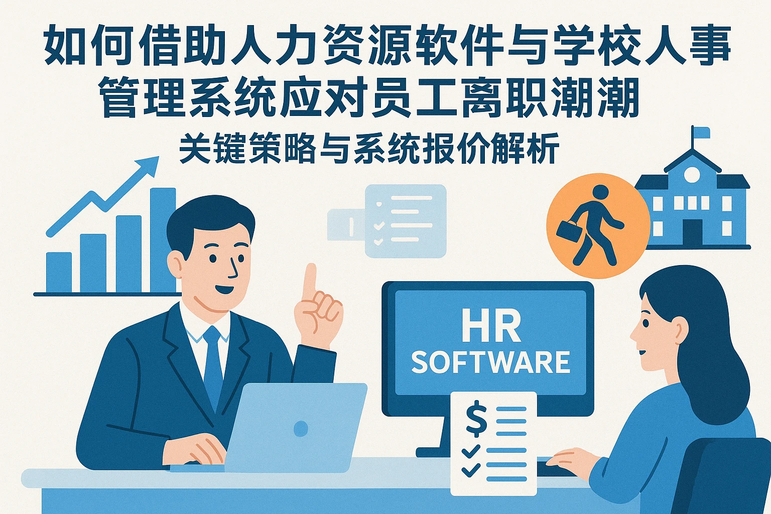 如何借助人力资源软件与学校人事管理系统应对员工离职潮：关键策略与系统报价解析