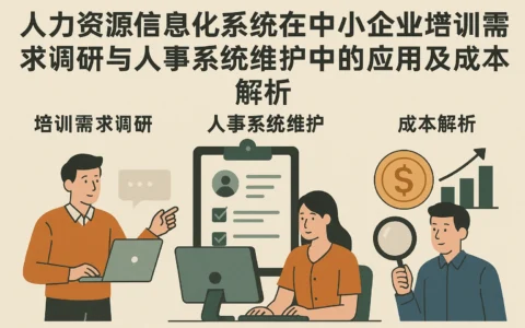人力资源信息化系统在中小企业培训需求调研与人事系统维护中的应用及成本解析