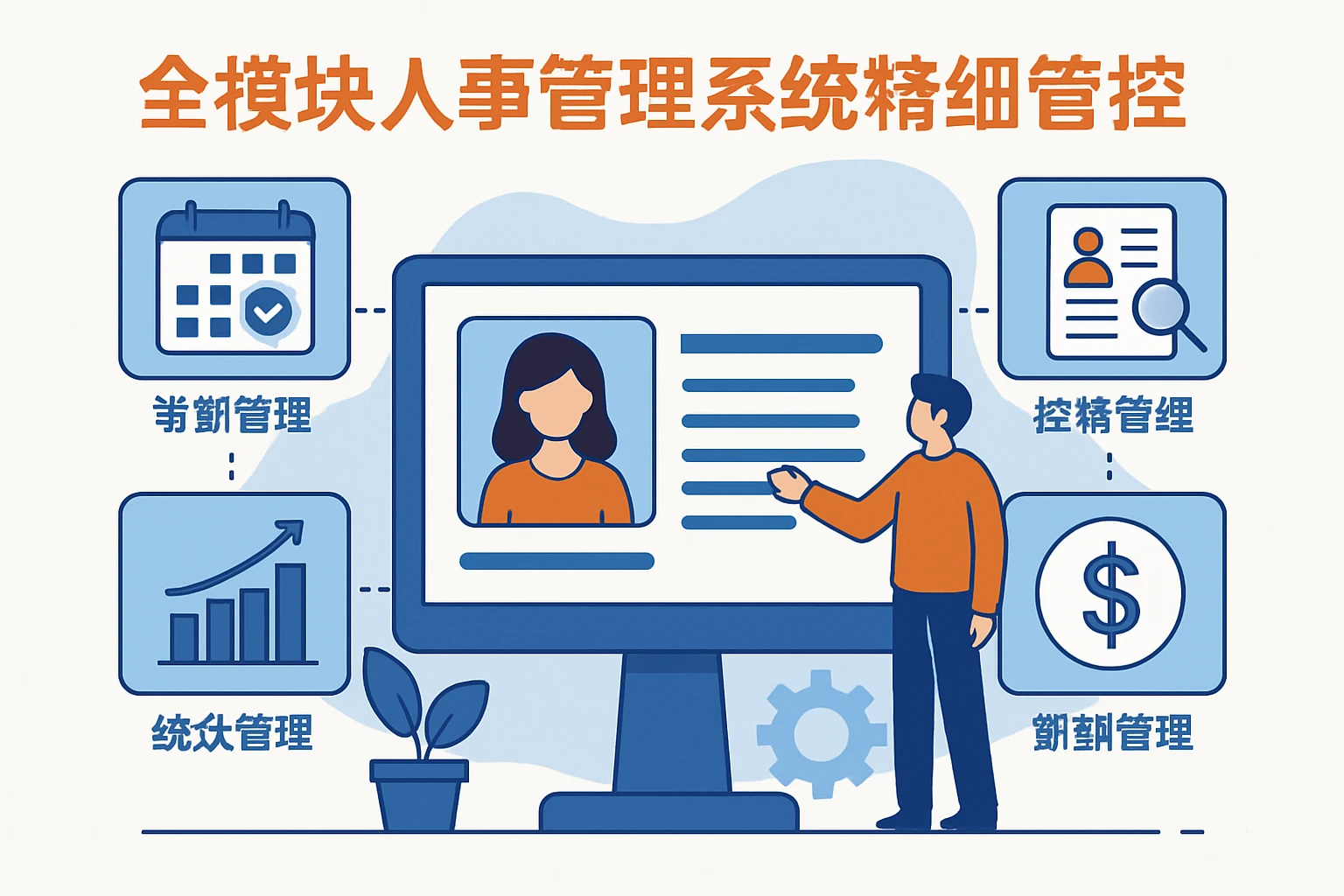 全模块人事管理系统的精细管控