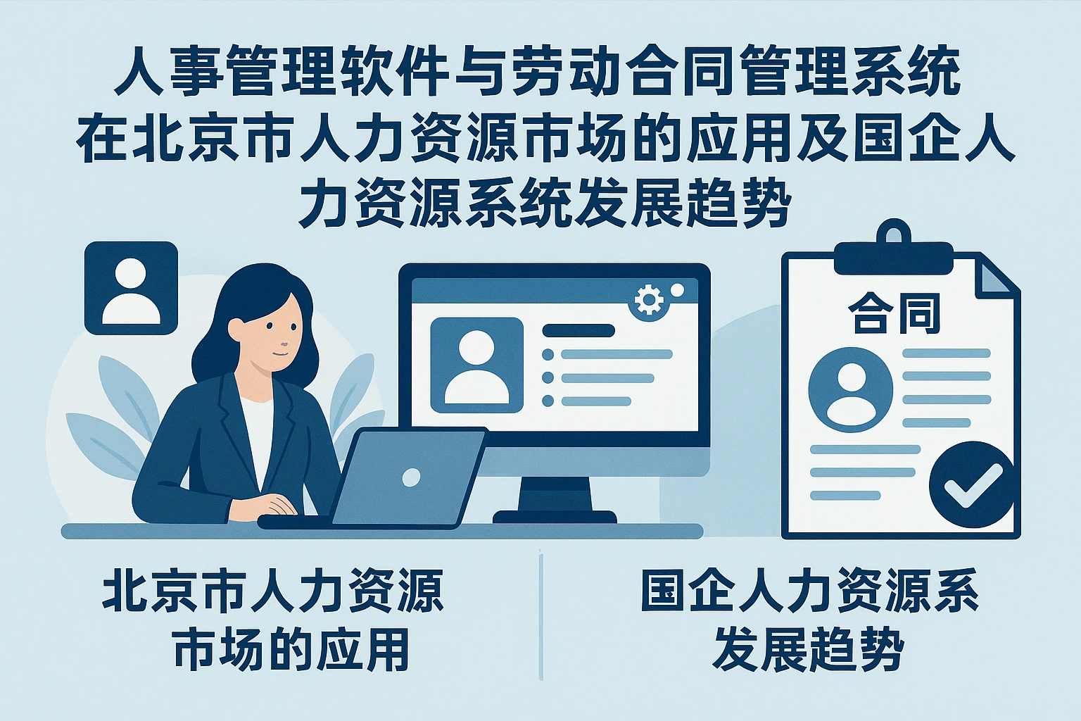 人事管理软件与劳动合同管理系统在北京市人力资源市场的应用及国企人力资源系统发展趋势