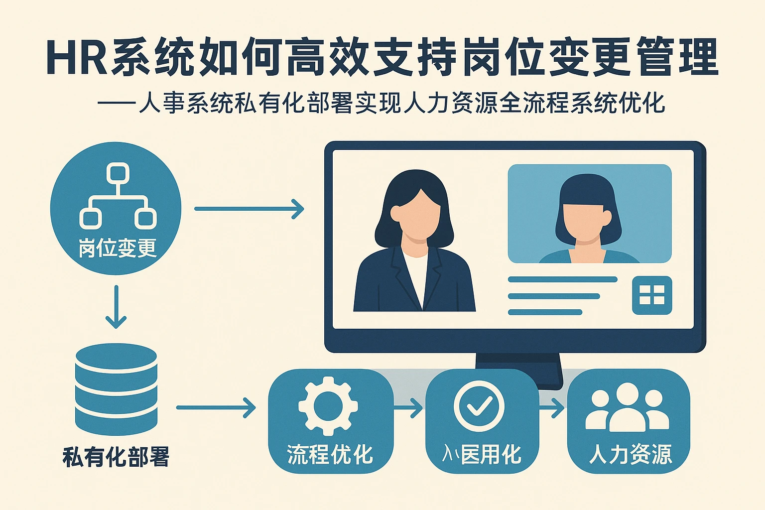 HR系统如何高效支持岗位变更管理——人事系统私有化部署实现人力资源全流程系统优化